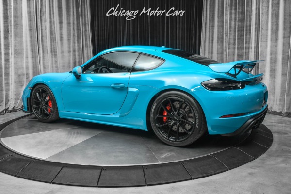 Used 2020 Porsche 718 Cayman GT4 Coupe RARE Miami Blue! ONLY 361 Miles! PPF! LOADED for sale Sold at Chicago Motor Cars in West Chicago IL 60185 3