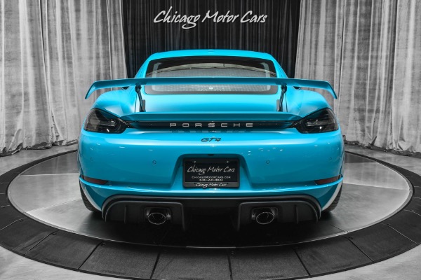Used 2020 Porsche 718 Cayman GT4 Coupe RARE Miami Blue! ONLY 361 Miles! PPF! LOADED for sale Sold at Chicago Motor Cars in West Chicago IL 60185 4