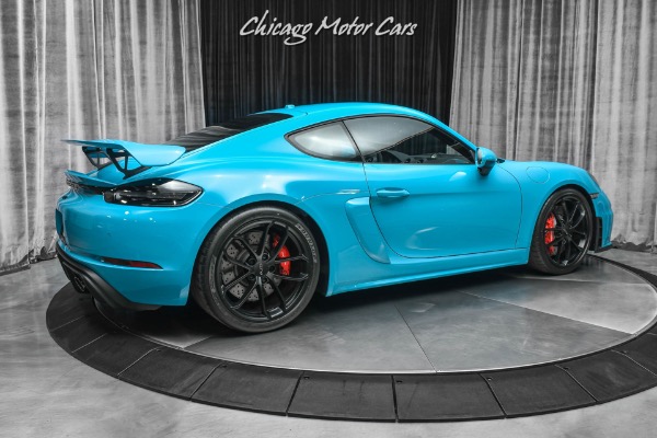 Used 2020 Porsche 718 Cayman GT4 Coupe RARE Miami Blue! ONLY 361 Miles! PPF! LOADED for sale Sold at Chicago Motor Cars in West Chicago IL 60185 5