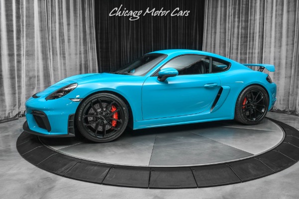 Used 2020 Porsche 718 Cayman GT4 Coupe RARE Miami Blue! ONLY 361 Miles! PPF! LOADED for sale Sold at Chicago Motor Cars in West Chicago IL 60185 1