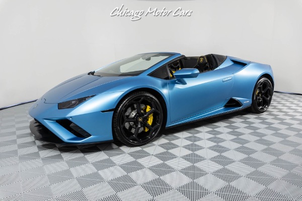 Used 2021 Lamborghini Huracan LP610-2 EVO Spyder Convertible ONLY 2K Miles! Incredible Spec! FULL PPF! for sale Sold at Chicago Motor Cars in West Chicago IL 60185 2