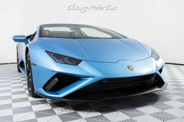 Used 2021 Lamborghini Huracan LP610-2 EVO Spyder Convertible ONLY 2K Miles! Incredible Spec! FULL PPF! for sale Sold at Chicago Motor Cars in West Chicago IL 60185 4