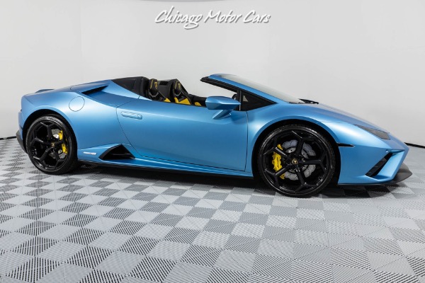 Used 2021 Lamborghini Huracan LP610-2 EVO Spyder Convertible ONLY 2K Miles! Incredible Spec! FULL PPF! for sale Sold at Chicago Motor Cars in West Chicago IL 60185 5