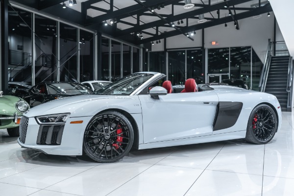 Used 2017 Audi R8 5.2 quattro V10 Spyder DALLAS PERFORMANCE TWIN TURBO KIT 800+WHP! MOTEC ECU for sale Sold at Chicago Motor Cars in West Chicago IL 60185 2