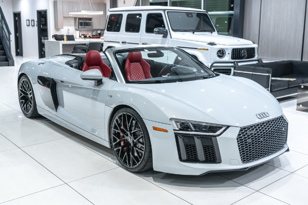 Used 2017 Audi R8 5.2 quattro V10 Spyder DALLAS PERFORMANCE TWIN TURBO KIT 800+WHP! MOTEC ECU for sale Sold at Chicago Motor Cars in West Chicago IL 60185 6