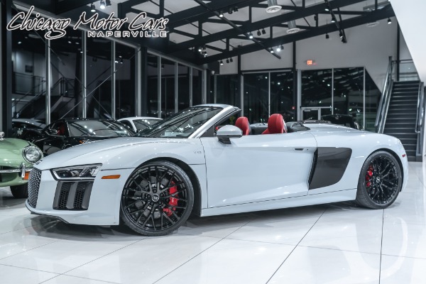 Used 2017 Audi R8 5.2 quattro V10 Spyder DALLAS PERFORMANCE TWIN TURBO KIT 800+WHP! MOTEC ECU for sale Sold at Chicago Motor Cars in West Chicago IL 60185 1