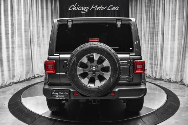 Used 2022 Jeep Wrangler Unlimited Sahara 4X4 Huge MSRP Loaded Leather Advanced Safety Group LOADED! for sale Sold at Chicago Motor Cars in West Chicago IL 60185 4