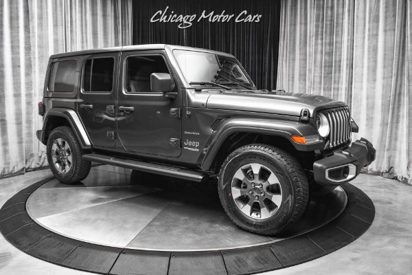Used 2022 Jeep Wrangler Unlimited Sahara 4X4 Huge MSRP Loaded Leather Advanced Safety Group LOADED! for sale Sold at Chicago Motor Cars in West Chicago IL 60185 6