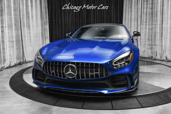 Used 2020 Mercedes-Benz AMG GTR Coupe ONLY 5K Miles! Brilliant Blue! Carbon Fiber! FULL Front PPF! for sale Sold at Chicago Motor Cars in West Chicago IL 60185 2