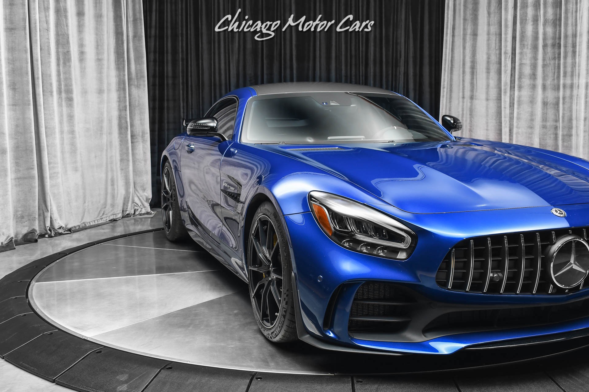 Used-2020-Mercedes-Benz-AMG-GTR-Coupe-ONLY-5K-Miles-Brilliant-Blue-Carbon-Fiber-FULL-Front-PPF