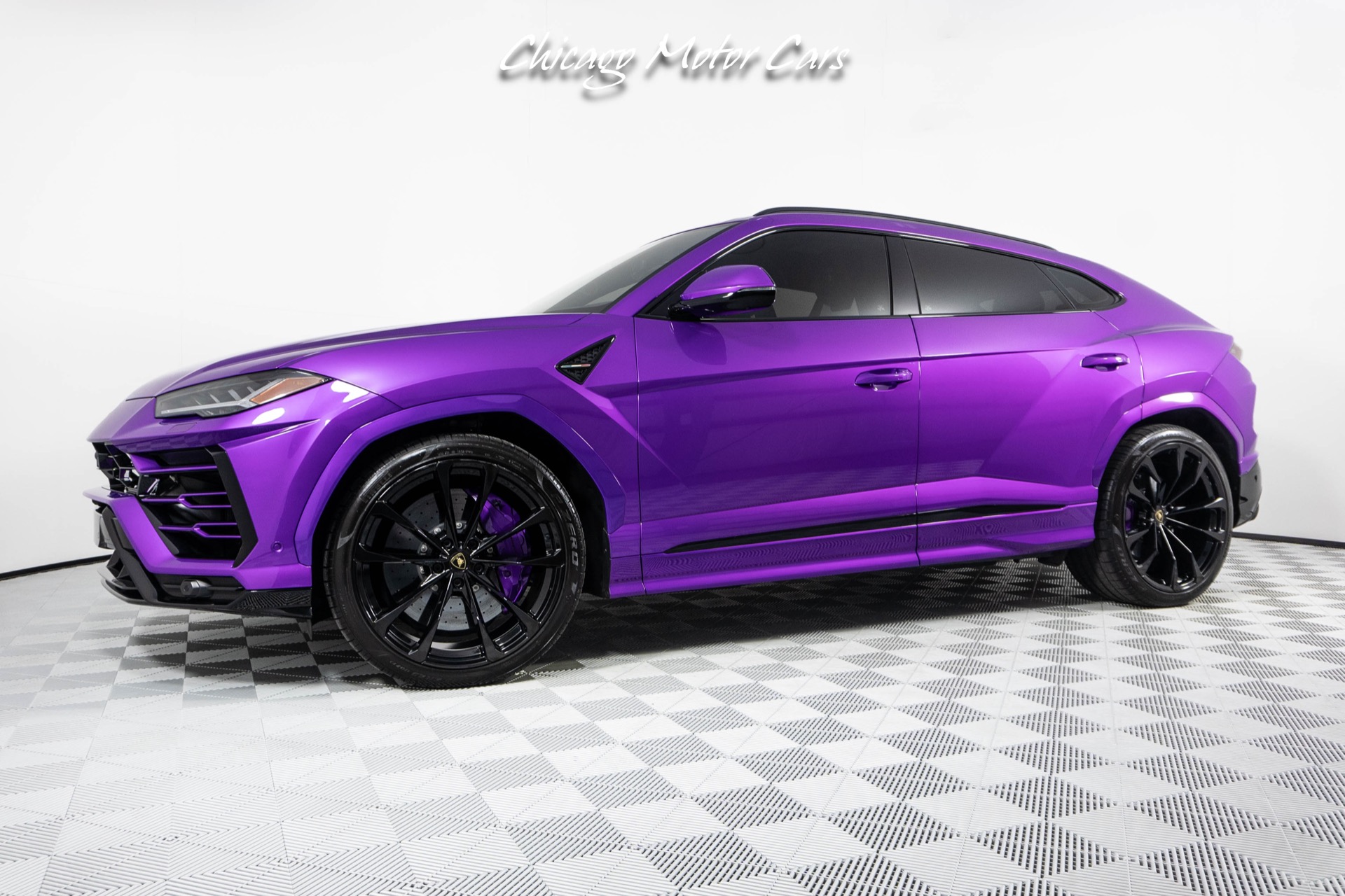 Used 2021 Lamborghini Urus SUV Full PPF! Stunning Viola Pasifae! HARD LOADED Upgraded Exhaust! for sale Sold at Chicago Motor Cars in West Chicago IL 60185 1
