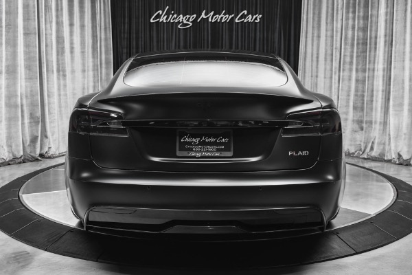 Used 2022 Tesla Model S Plaid Sedan SATIN BLACK!  1,020 HP! Worlds Fastest Production Sedan EVER! for sale Sold at Chicago Motor Cars in West Chicago IL 60185 4