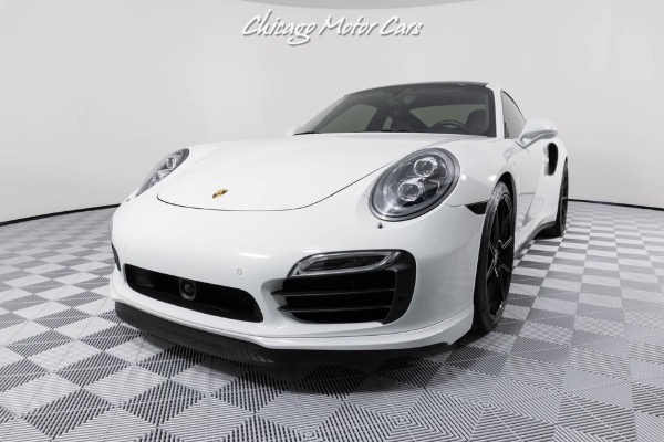 Used 2014 Porsche 911 Turbo S Coupe White Burmester High-End! Infotainment Package! LOADED for sale Sold at Chicago Motor Cars in West Chicago IL 60185 3