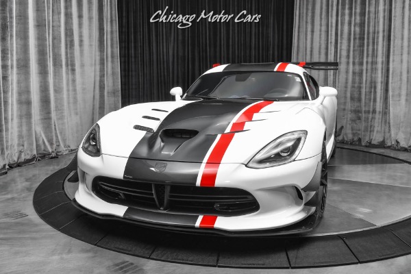 Used 2016 Dodge Viper GTC Coupe ONLY 300 Miles! ACR Pkg Carbon Fiber Pkg Extreme Aero Pkg LOADED for sale Sold at Chicago Motor Cars in West Chicago IL 60185 2
