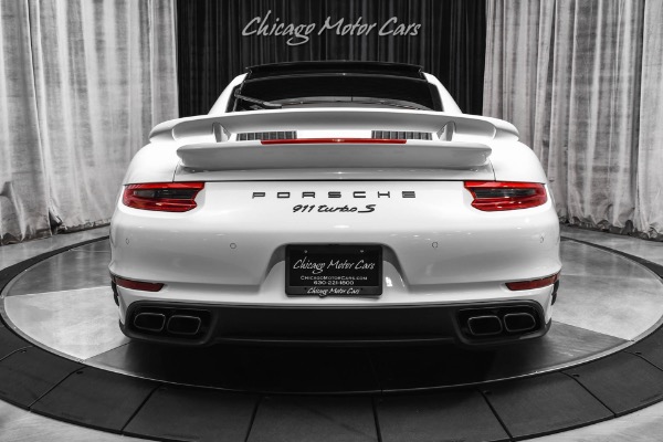 Used 2017 Porsche 911 Turbo S Coupe MSRP $223k+ 2500 Miles! Front Lift! PDLS+! Burmester High-End! LOADED for sale Sold at Chicago Motor Cars in West Chicago IL 60185 4
