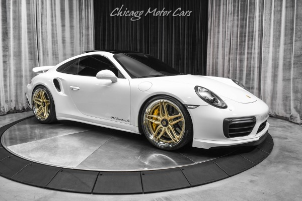 Used 2017 Porsche 911 Turbo S Coupe MSRP $223k+ 2500 Miles! Front Lift! PDLS+! Burmester High-End! LOADED for sale Sold at Chicago Motor Cars in West Chicago IL 60185 6