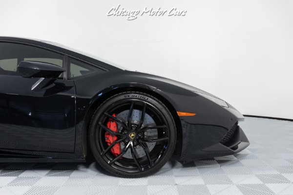 Used-2015-Lamborghini-Huracan-LP610-4-RED-INTERIOR-FRONT-VEHICLE-LIFT-FORGED-CARBON-ENGINE-BAY-LOADED