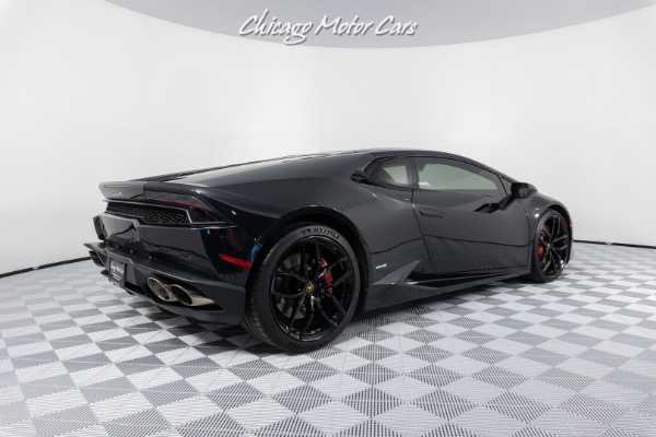 Used-2015-Lamborghini-Huracan-LP610-4-RED-INTERIOR-FRONT-VEHICLE-LIFT-FORGED-CARBON-ENGINE-BAY-LOADED