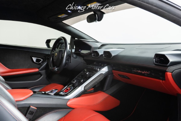 Used-2015-Lamborghini-Huracan-LP610-4-RED-INTERIOR-FRONT-VEHICLE-LIFT-FORGED-CARBON-ENGINE-BAY-LOADED