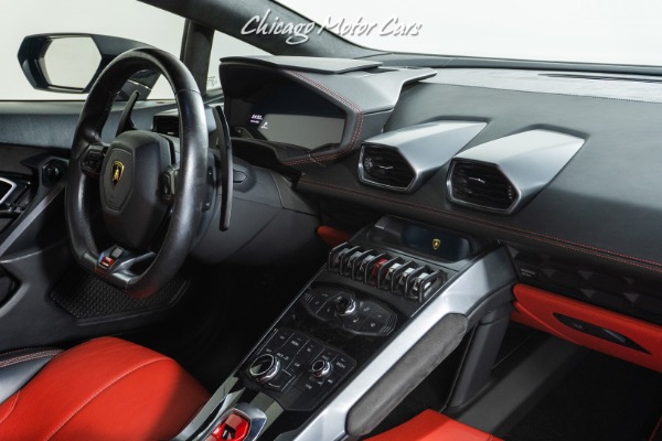 Used-2015-Lamborghini-Huracan-LP610-4-RED-INTERIOR-FRONT-VEHICLE-LIFT-FORGED-CARBON-ENGINE-BAY-LOADED