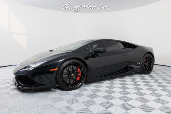 Used-2015-Lamborghini-Huracan-LP610-4-RED-INTERIOR-FRONT-VEHICLE-LIFT-FORGED-CARBON-ENGINE-BAY-LOADED