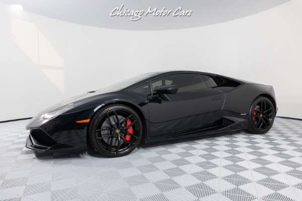 Used 2015 Lamborghini Huracan LP610-4 RED INTERIOR! FRONT VEHICLE LIFT FORGED CARBON ENGINE BAY! LOADED! for sale Sold at Chicago Motor Cars in West Chicago IL 60185 1