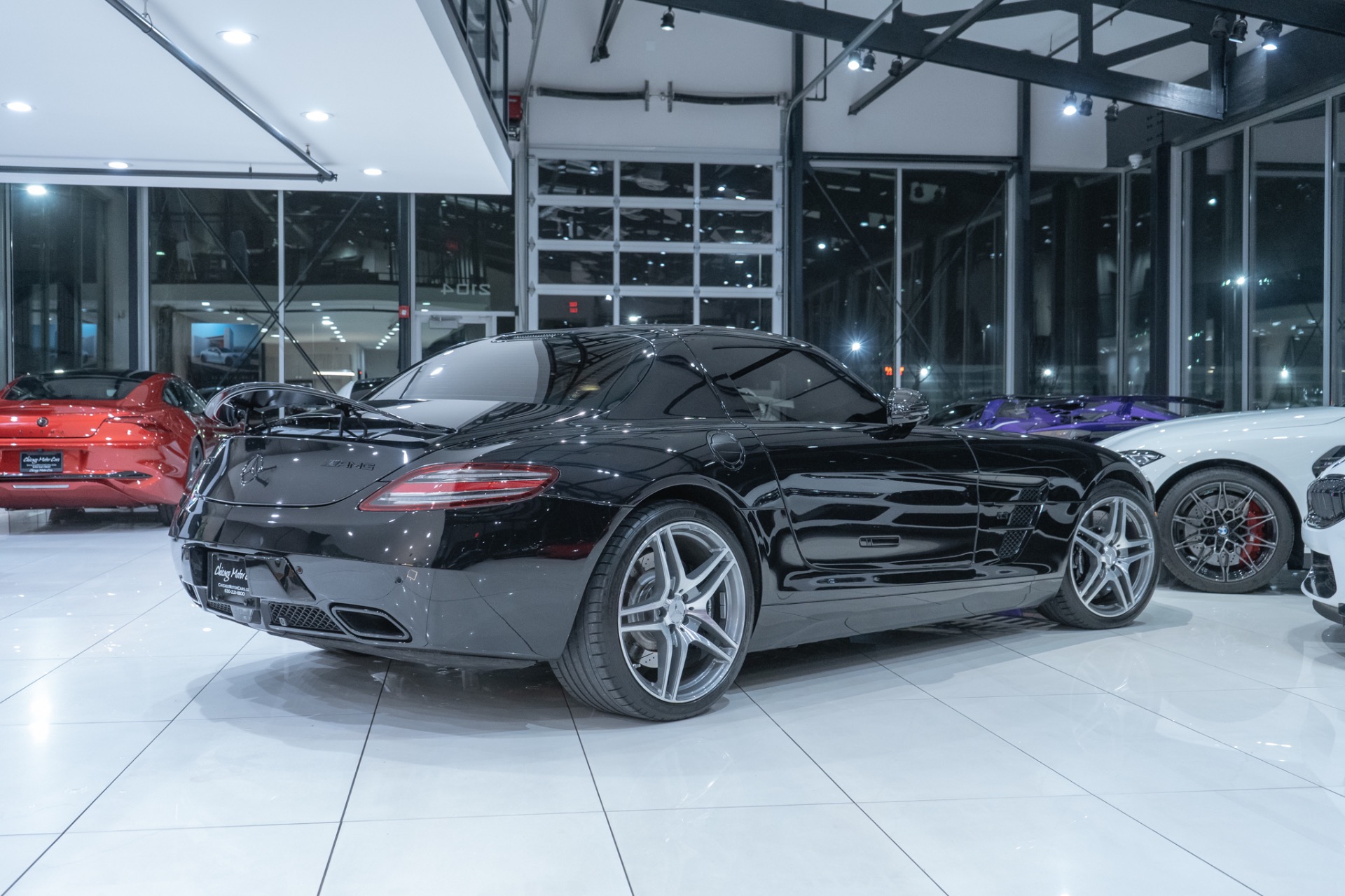 Used-2012-Mercedes-Benz-SLS-AMG-Coupe-Low-miles-RENNtech-Exhaust-Gullwing-Doors-Recent-Service