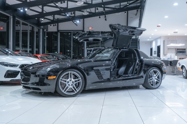 Used 2012 Mercedes-Benz SLS AMG Coupe. Low miles RENNtech Exhaust Gullwing Doors Recent Service for sale Sold at Chicago Motor Cars in West Chicago IL 60185 2
