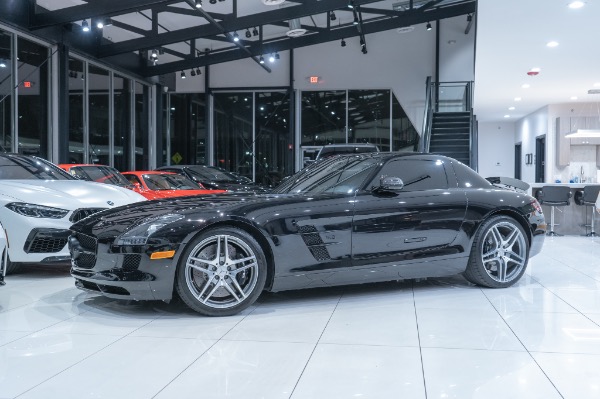 Used 2012 Mercedes-Benz SLS AMG Coupe. Low miles RENNtech Exhaust Gullwing Doors Recent Service for sale Sold at Chicago Motor Cars in West Chicago IL 60185 3