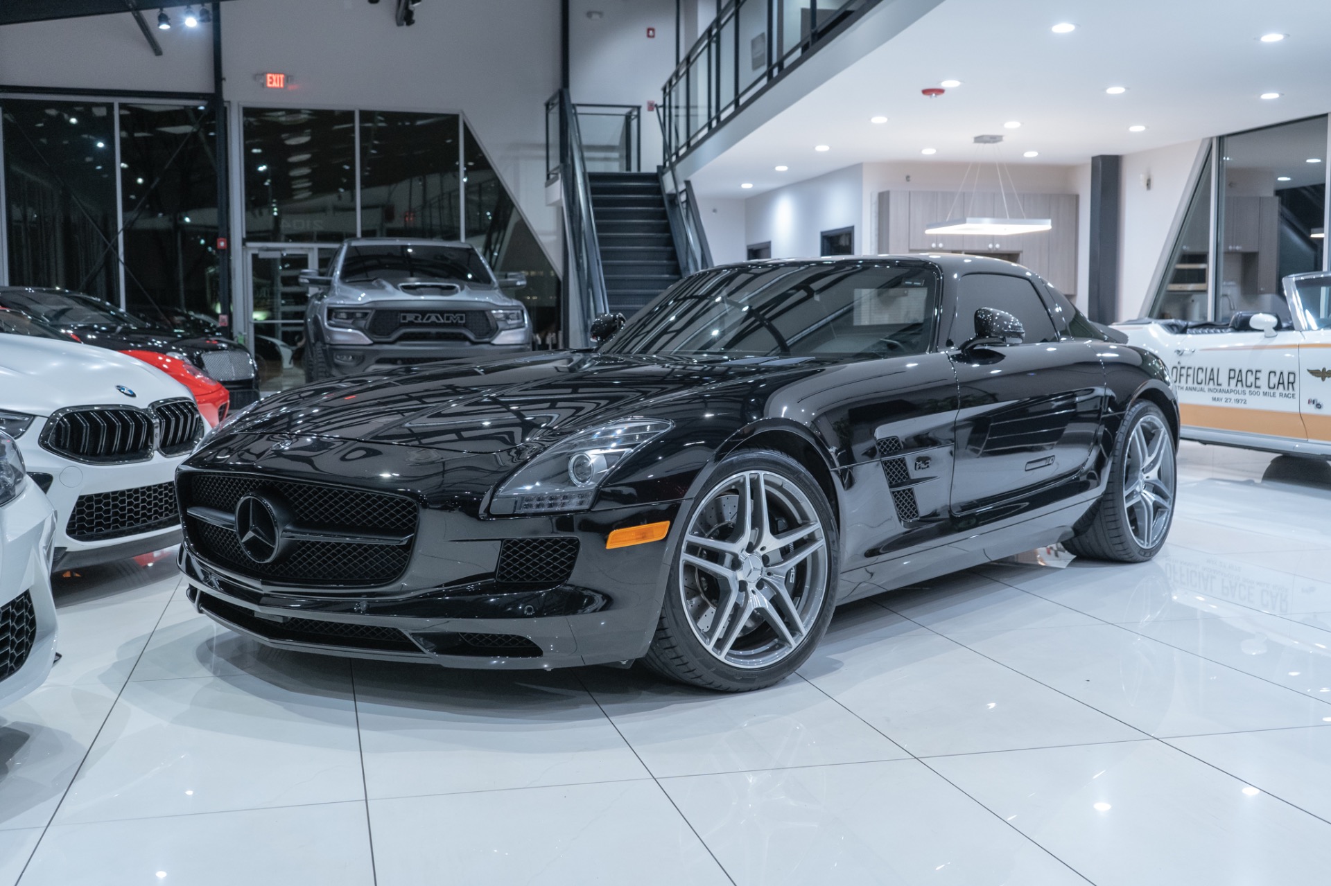 Used-2012-Mercedes-Benz-SLS-AMG-Coupe-Low-miles-RENNtech-Exhaust-Gullwing-Doors-Recent-Service