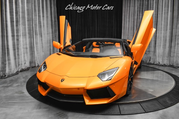 Used 2014 Lamborghini Aventador Roadster Convertible LOW Miles! HOT Color Combo! Ceramic Coated + Front PPF for sale Sold at Chicago Motor Cars in West Chicago IL 60185 2