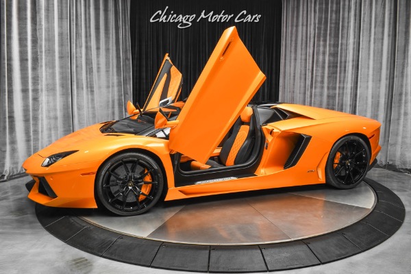 Used 2014 Lamborghini Aventador Roadster Convertible LOW Miles! HOT Color Combo! Ceramic Coated + Front PPF for sale Sold at Chicago Motor Cars in West Chicago IL 60185 1