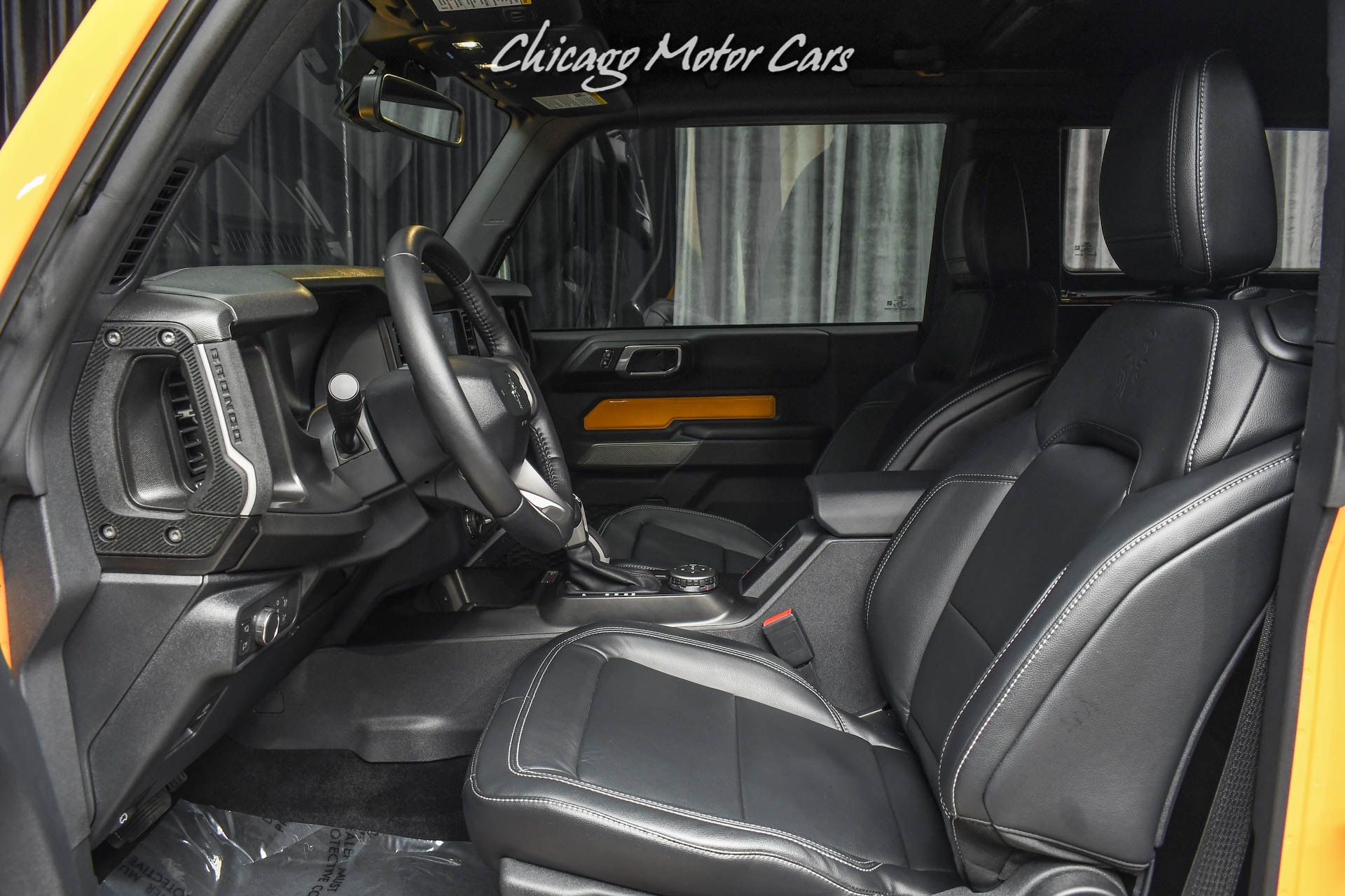 Used 2021 Ford Bronco First Edition Advanced 4X4 SUV Cyber Orange Metallic 2 Door LOADED For 