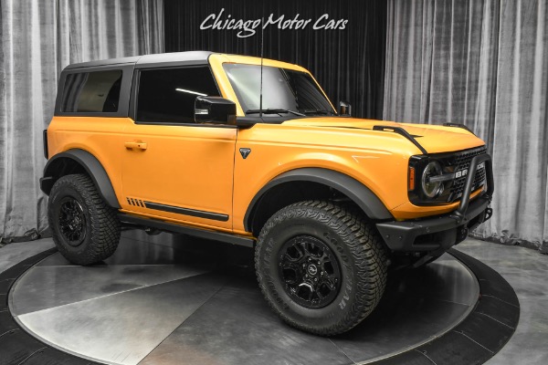 Used 2021 Ford Bronco First Edition Advanced 4X4 SUV Cyber Orange Metallic 2 Door! LOADED! for sale Sold at Chicago Motor Cars in West Chicago IL 60185 6