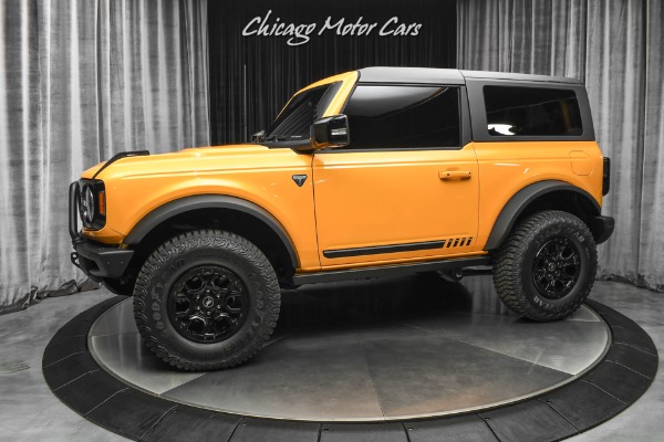Used 2021 Ford Bronco First Edition Advanced 4X4 SUV Cyber Orange Metallic 2 Door! LOADED! for sale Sold at Chicago Motor Cars in West Chicago IL 60185 1