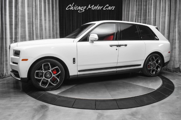 Used 2022 Rolls-Royce Cullinan Black Badge Shooting Star Headliner! HOT Spec! LOADED! Red Interior! for sale Sold at Chicago Motor Cars in West Chicago IL 60185 1