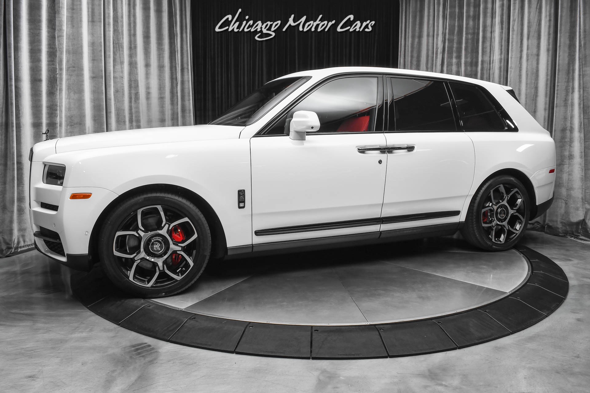Used 2022 Rolls-Royce Cullinan Black Badge Shooting Star Headliner! HOT Spec! LOADED! Red Interior! for sale Sold at Chicago Motor Cars in West Chicago IL 60185 1