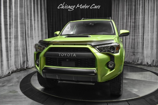 Used-2022-Toyota-4Runner-TRD-Pro-SUV-ONLY-850-Miles-Lime-Rush-Top-of-the-Line-Model-HUGE-MSRP