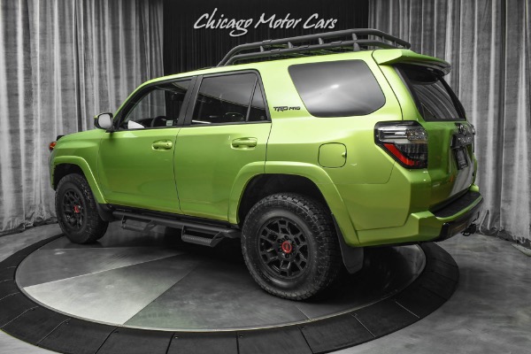 Used-2022-Toyota-4Runner-TRD-Pro-SUV-ONLY-850-Miles-Lime-Rush-Top-of-the-Line-Model-HUGE-MSRP