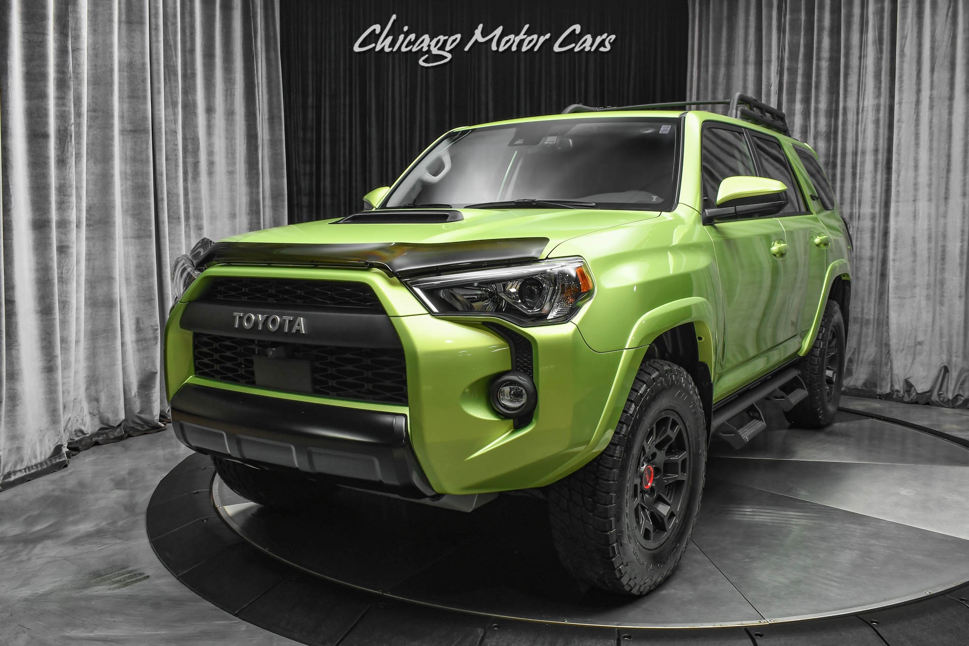 Used-2022-Toyota-4Runner-TRD-Pro-SUV-ONLY-850-Miles-Lime-Rush-Top-of-the-Line-Model-HUGE-MSRP