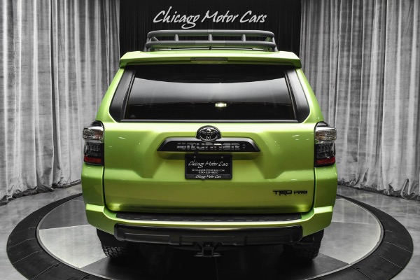 Used 2022 Toyota 4Runner TRD Pro SUV ONLY 850 Miles! Lime Rush! Top of the Line Model! HUGE MSRP! for sale Sold at Chicago Motor Cars in West Chicago IL 60185 4