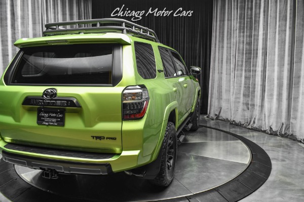 Used-2022-Toyota-4Runner-TRD-Pro-SUV-ONLY-850-Miles-Lime-Rush-Top-of-the-Line-Model-HUGE-MSRP