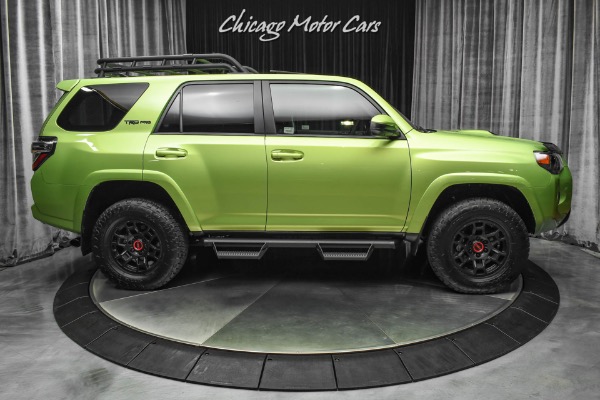 Used-2022-Toyota-4Runner-TRD-Pro-SUV-ONLY-850-Miles-Lime-Rush-Top-of-the-Line-Model-HUGE-MSRP