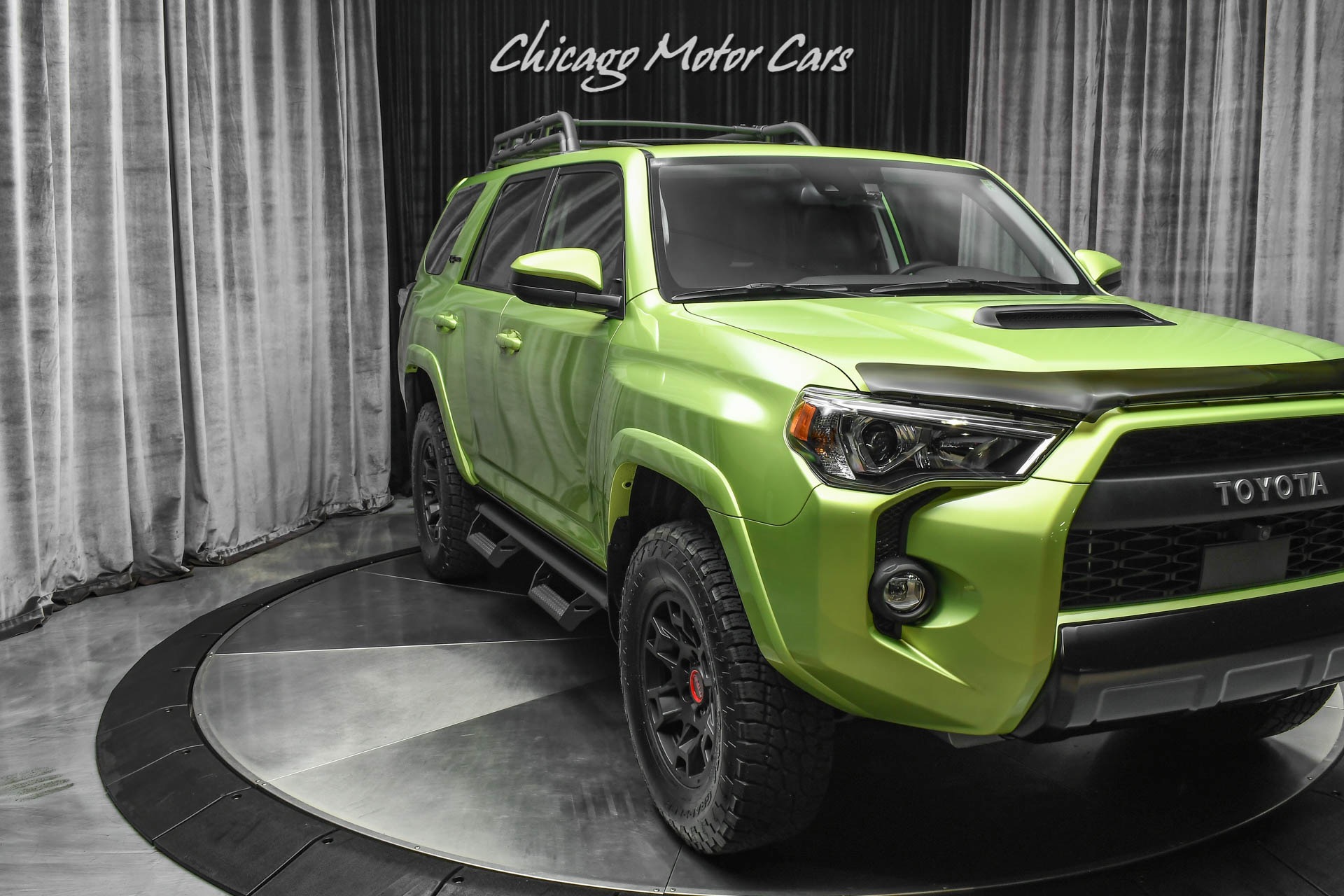 Used-2022-Toyota-4Runner-TRD-Pro-SUV-ONLY-850-Miles-Lime-Rush-Top-of-the-Line-Model-HUGE-MSRP