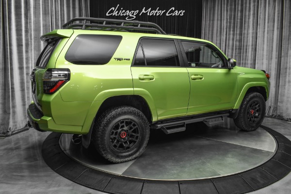 Used-2022-Toyota-4Runner-TRD-Pro-SUV-ONLY-850-Miles-Lime-Rush-Top-of-the-Line-Model-HUGE-MSRP