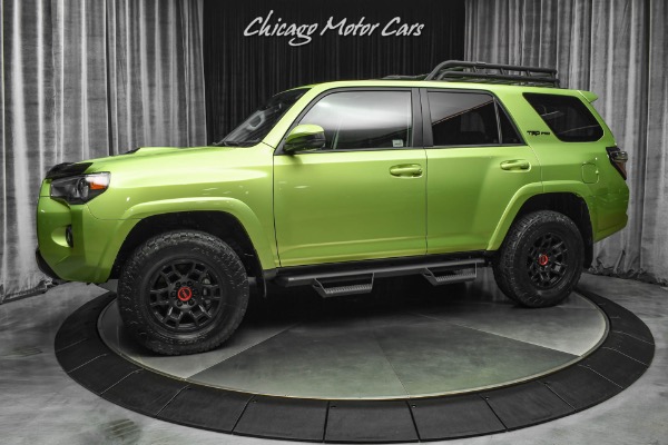 Used 2022 Toyota 4Runner TRD Pro SUV ONLY 850 Miles! Lime Rush! Top of the Line Model! HUGE MSRP! for sale Sold at Chicago Motor Cars in West Chicago IL 60185 1