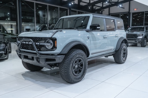 Used-2021-Ford-Bronco-First-Edition-Advanced-4X4-SUV-Cactus-Gray-wBeadlock-17-Wheels