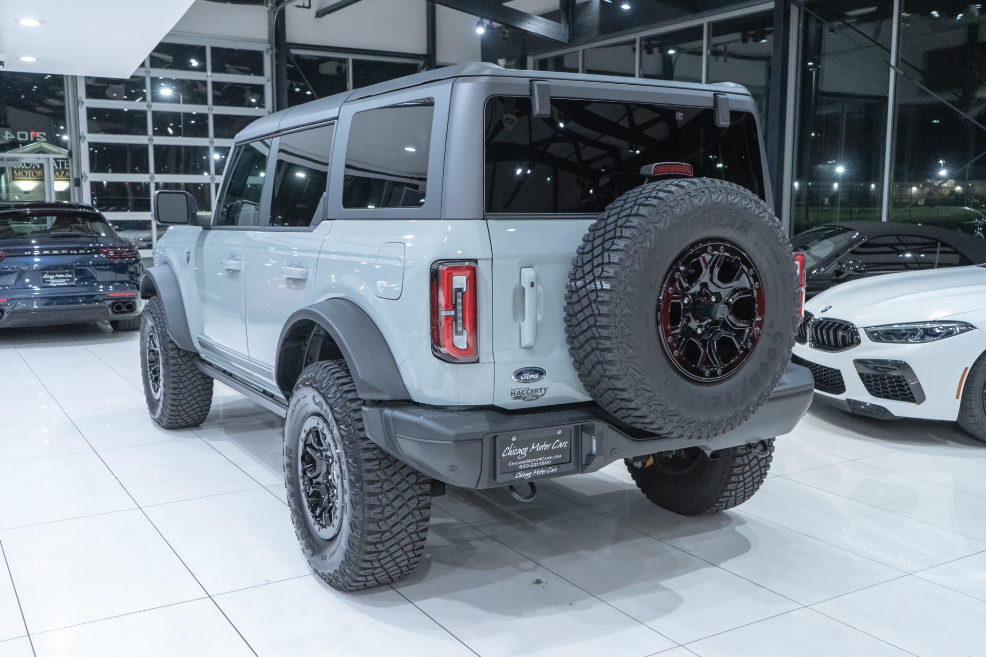 Used-2021-Ford-Bronco-First-Edition-Advanced-4X4-SUV-Cactus-Gray-wBeadlock-17-Wheels