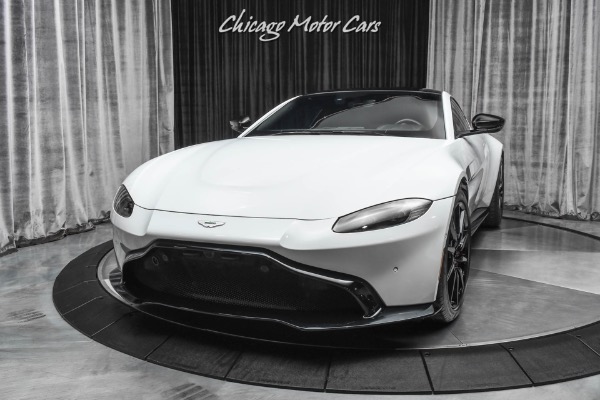 Used-2019-Aston-Martin-Vantage-V8-Coupe-LOW-Miles-Amazing-White-Stone-Exterior-Serviced-LOADED