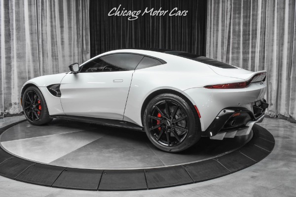 Used-2019-Aston-Martin-Vantage-V8-Coupe-LOW-Miles-Amazing-White-Stone-Exterior-Serviced-LOADED